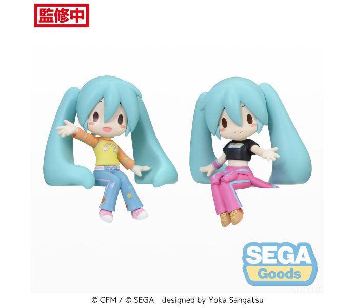 Hatsune Miku EX - fuwa petit Perching Mini Figure Hatsune Miku x Love and Berry Dress Up and Dance! (2 pcs Set)- 115-1118941