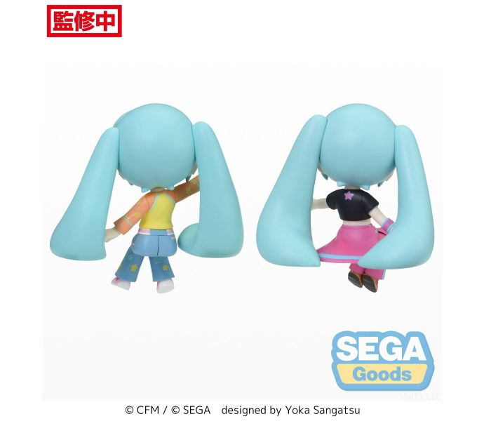 Hatsune Miku EX - fuwa petit Perching Mini Figure Hatsune Miku x Love and Berry Dress Up and Dance! (2 pcs Set)- 115-1118941