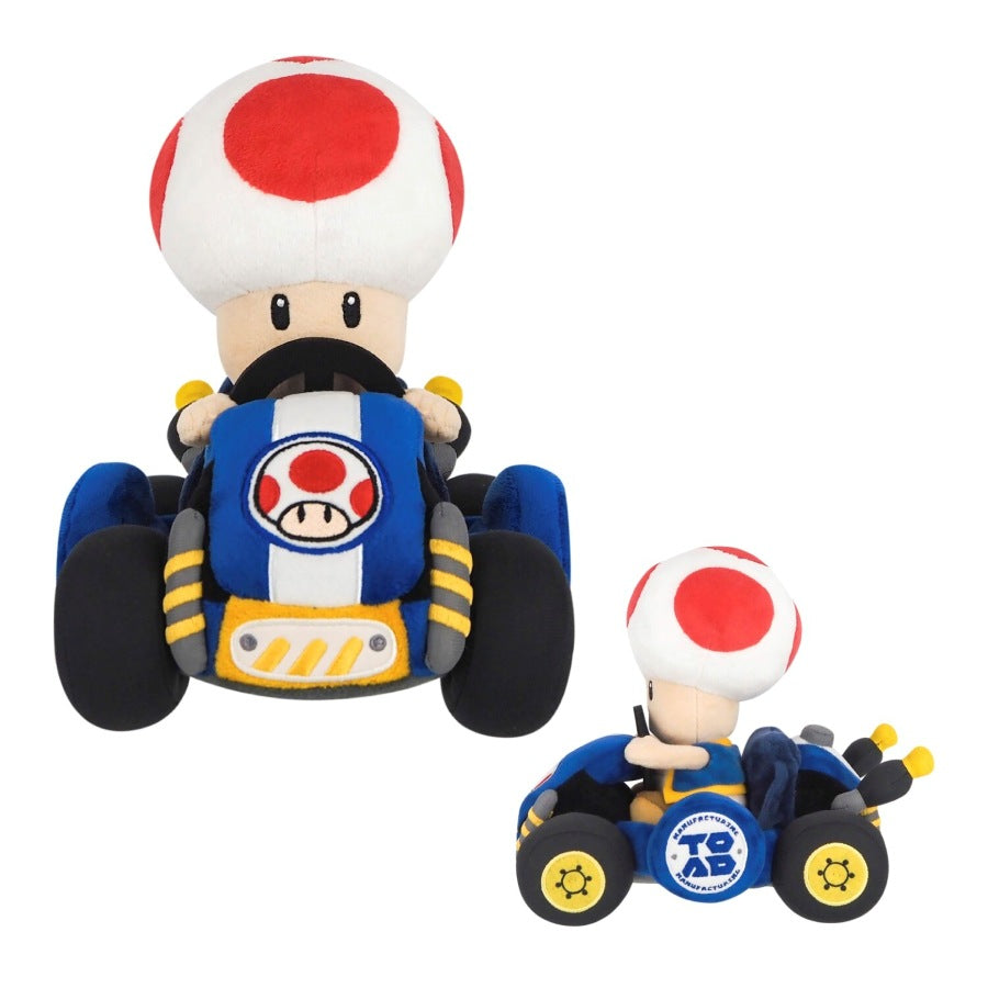 Super Mario - Mario Kart World Toad 9" Plush - 2015