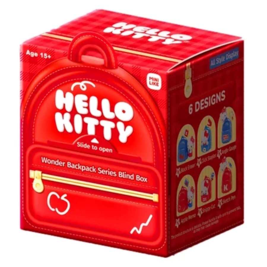 MOETCH - Hello Kitty Style Wonder Backpack Series Blind Box (Box of 6)- 26MH-001