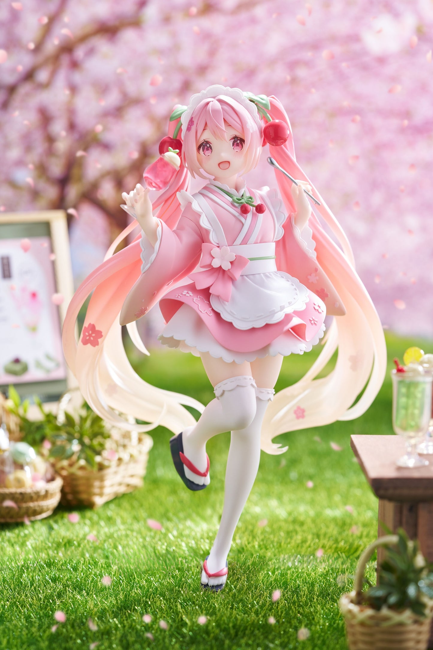 Hatsune Miku - Sakura Miku Prize Figure (Newly Written Japanese Cafe Ver.) - 451716700