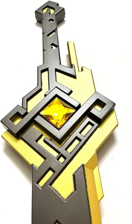 Foam 39” Fantasy Black & Gold Sword - 649