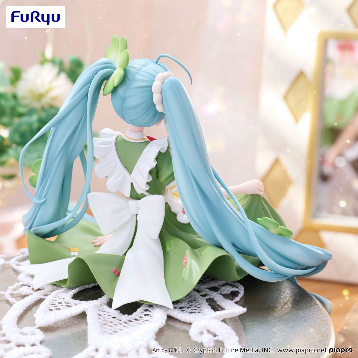 Hatsune Miku - Noodle Stopper Figure (Flower Fairy Clover Ver.)- AMU-SHP2293
