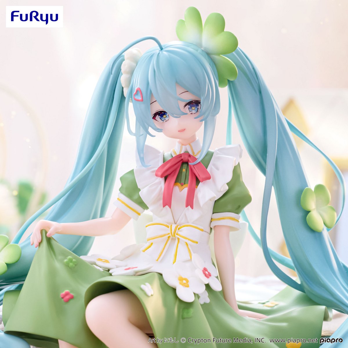 Hatsune Miku - Noodle Stopper Figure (Flower Fairy Clover Ver.)- AMU-SHP2293