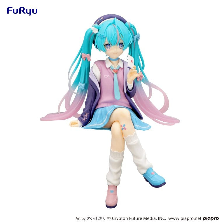 Hatsune Miku - Noodle Stopper Figure (Love Blazer Navy Color ver.) - AMU-SHP2541