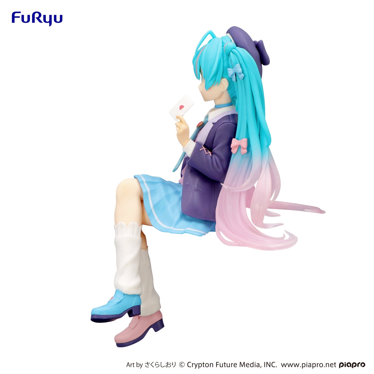 Hatsune Miku - Noodle Stopper Figure (Love Blazer Navy Color ver.) - AMU-SHP2541