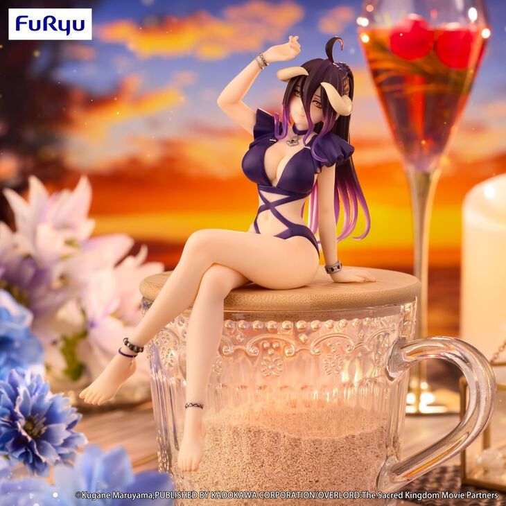 OVERLORD - Noodle Stopper Figure (Swimsuit Dark Purple Color ver.)- Albedo - AMU-SHP2757