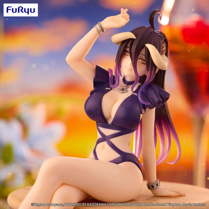 OVERLORD - Noodle Stopper Figure (Swimsuit Dark Purple Color ver.)- Albedo - AMU-SHP2757