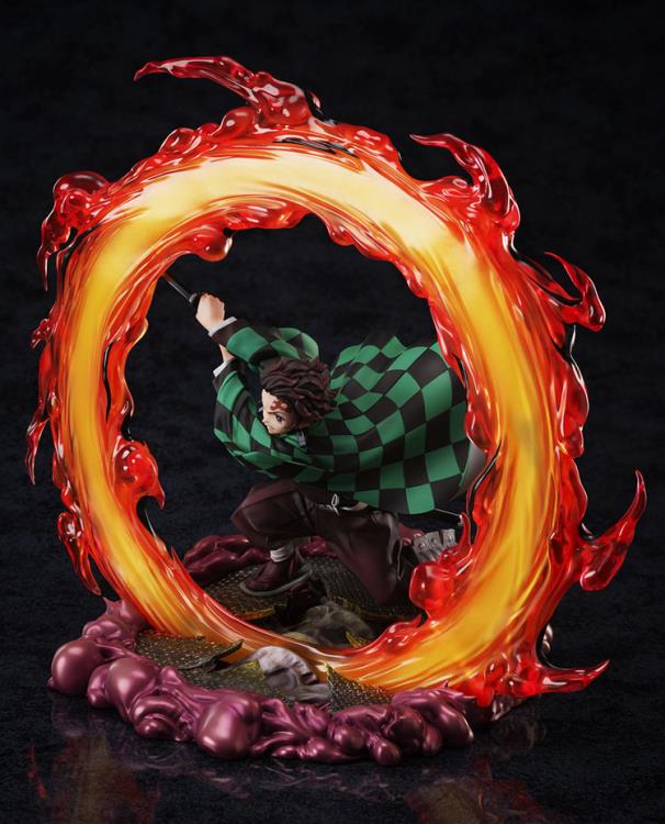 Demon Slayer: Kimetsu no Yaiba Tanjiro Kamado Hinokami Kagura Clear Blue Sky 1/8 Scale Figure - AP725981