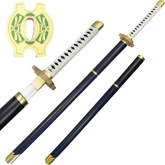 Foam 40" Samurai Warrior Sword with Sheath - Black and White - FYC1602