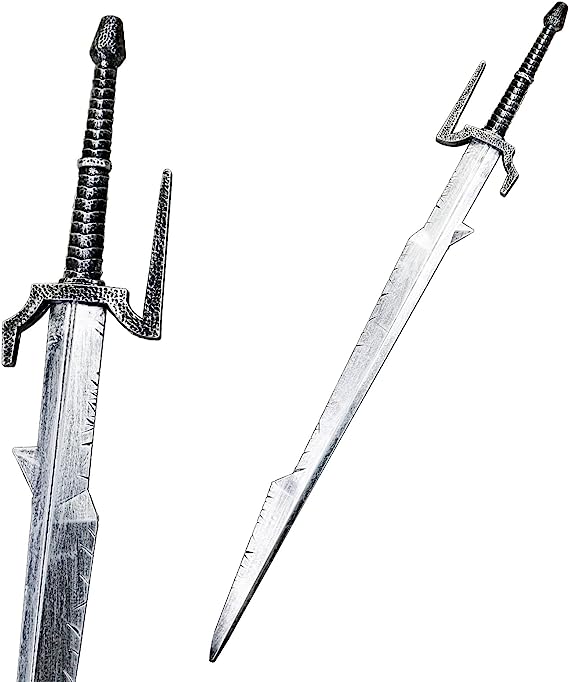 Foam 45-1/4" Fantasy Black/ Silver Sword - FYC2229