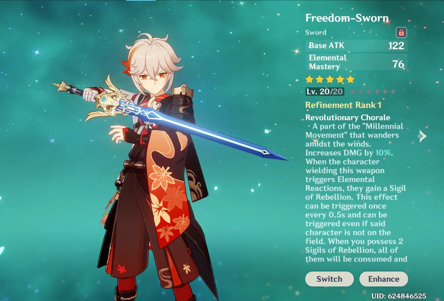 Foam 39.5” Fantasy Freedom Sword Impact - G-FSB81