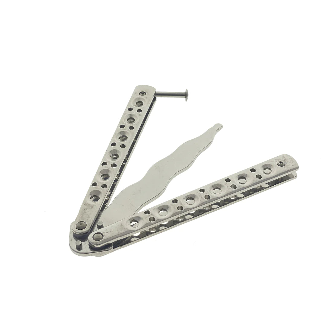 9" Chrome Butterfly Trainer - KA1188CH
