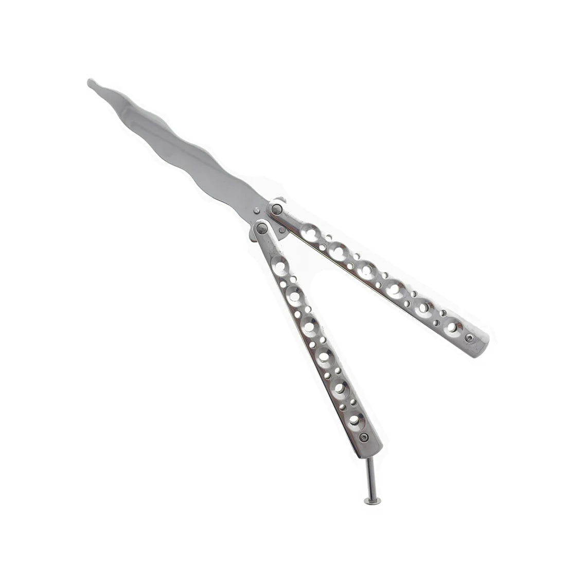 9" Chrome Butterfly Trainer - KA1188CH
