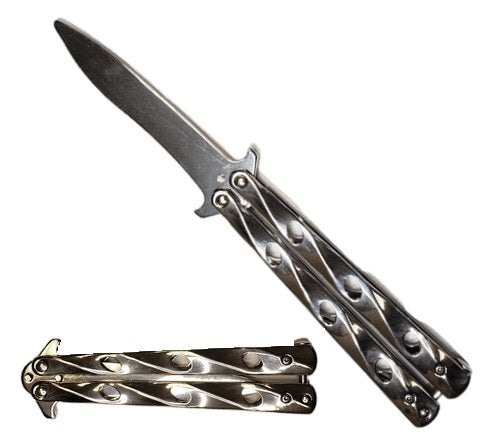 9" Chrome Butterfly trainer - KA2050CH
