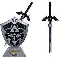 Foam 6.5” Legend Sword & Shield (Black) Letter Opener - 10BK