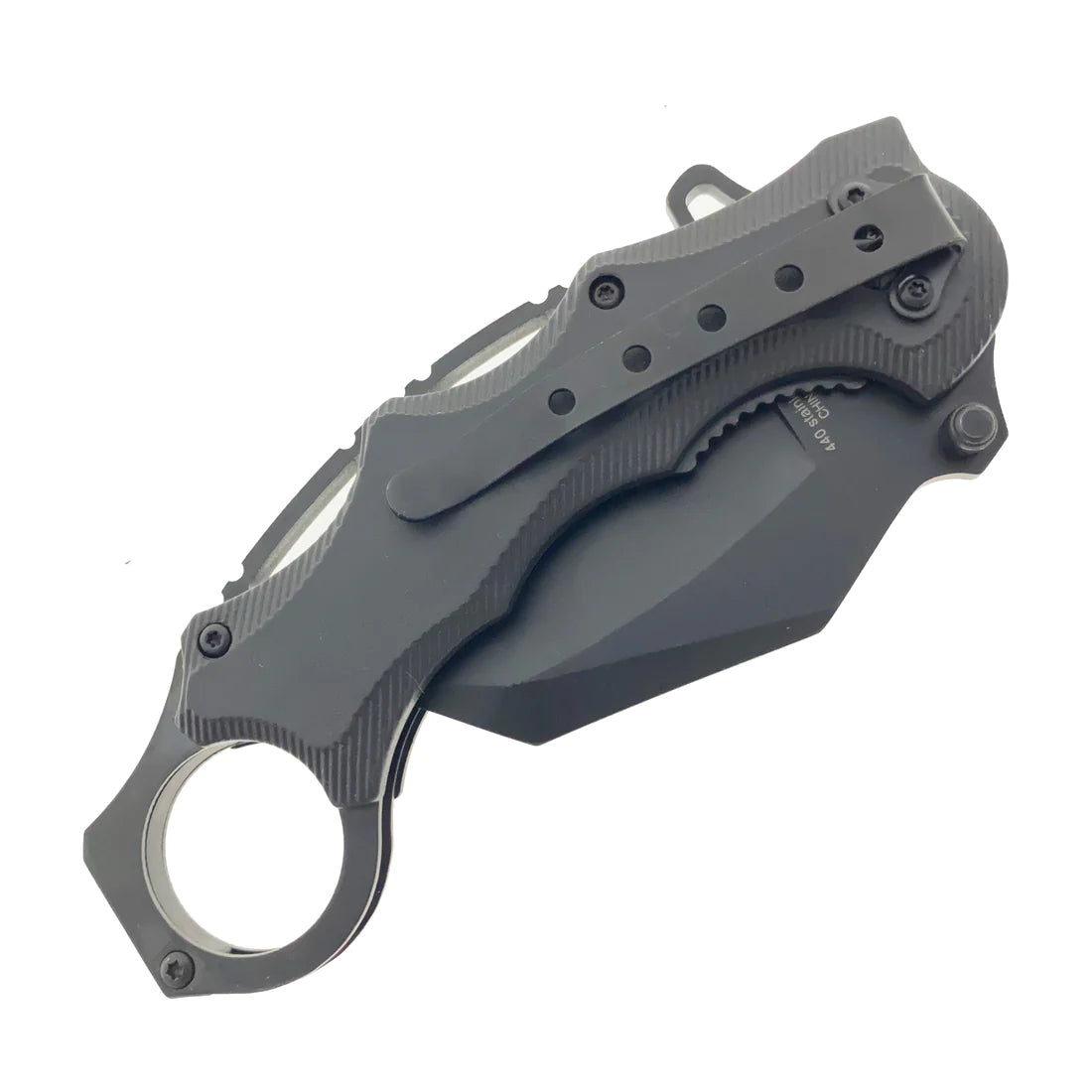 7" Wood Spring Assisted Karambit Wood ABS handle - KS2627WD