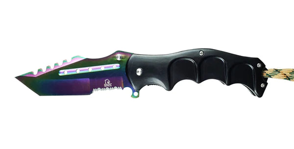 Falcon 8" Overall Rainbow Coating Metal Knife - KS3302LB