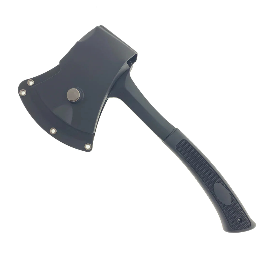 11" Overall Axe, ABS Scabbard, Rubber Handle - KX2598