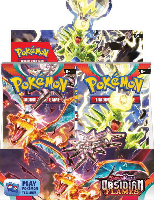 Pokemon Scarlet and Violet 3 Obsidian Flames Booster - Obsidian Flames (SV03)- NDPKSV3B