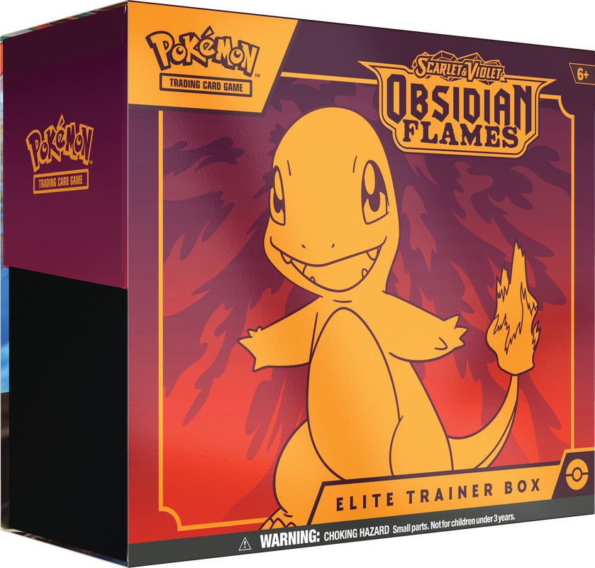 Pokemon Scarlet and Violet 3 Obsidian Flames Elite Trainer - Obsidian Flames (SV03)- NDPKSV3ET