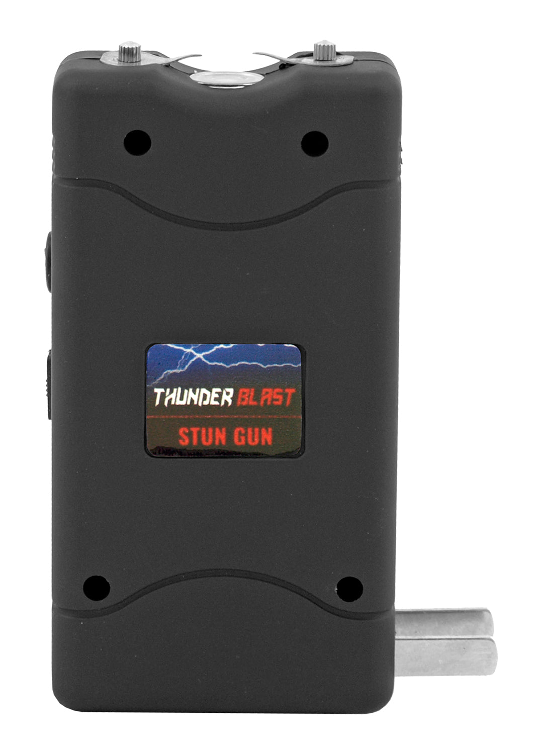 4" 18M Volt Black stun gun with LED Flashlight - OTH/M18MBK