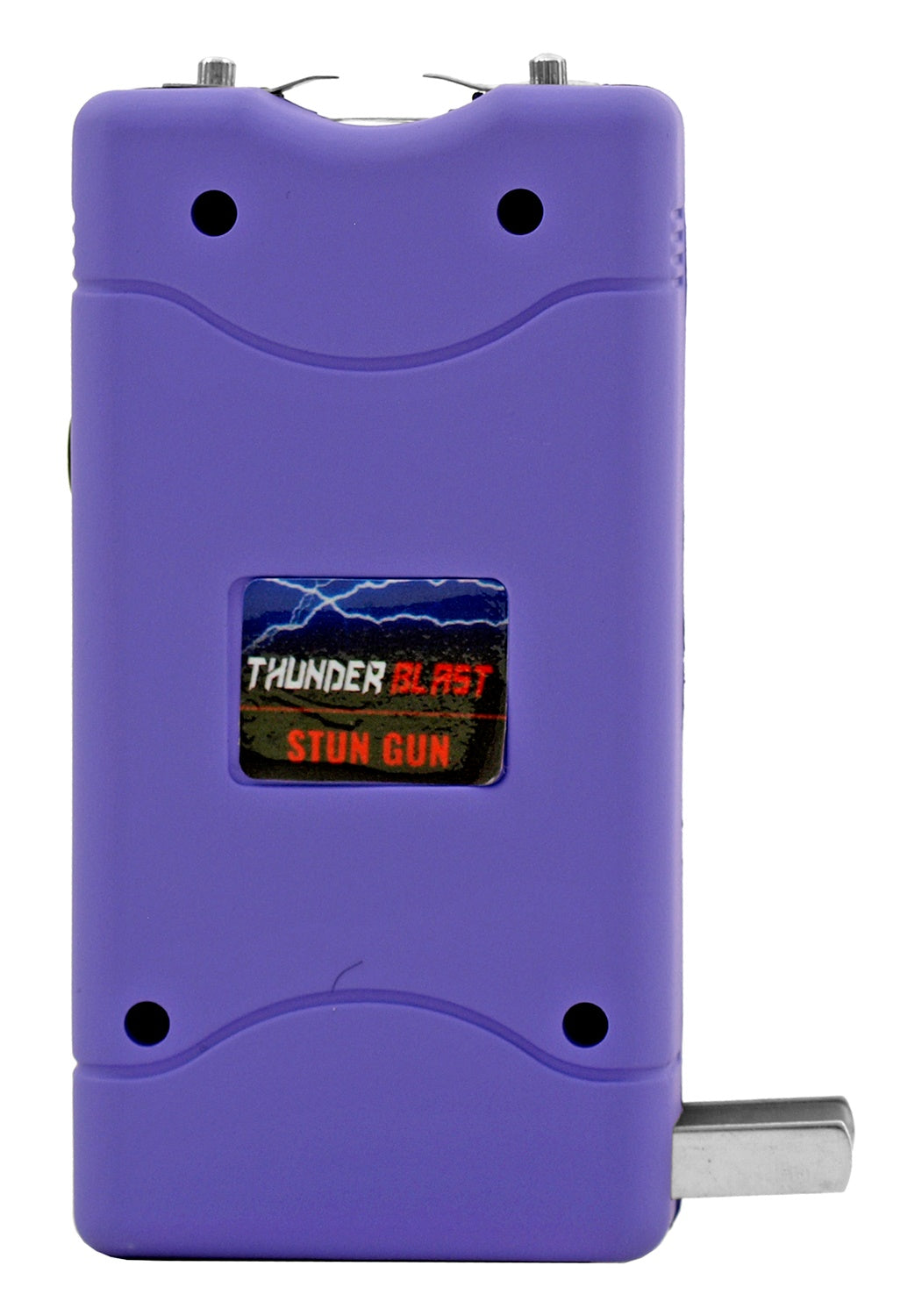 4" 18M Volt Purple stun gun with LED Flashlight - OTH/M18MPP