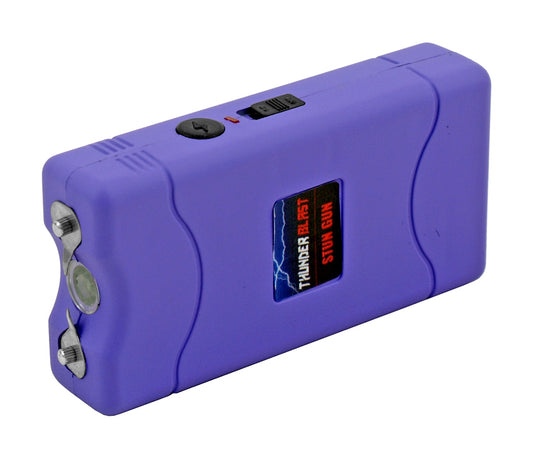 4" 18M Volt Purple stun gun with LED Flashlight - OTH/M18MPP