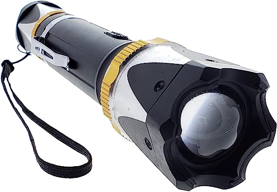 7 1/4" Black Flash Light Style Stun Gun- OTH6618