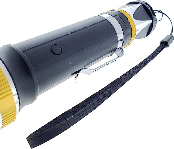 7 1/4" Black Flash Light Style Stun Gun- OTH6618