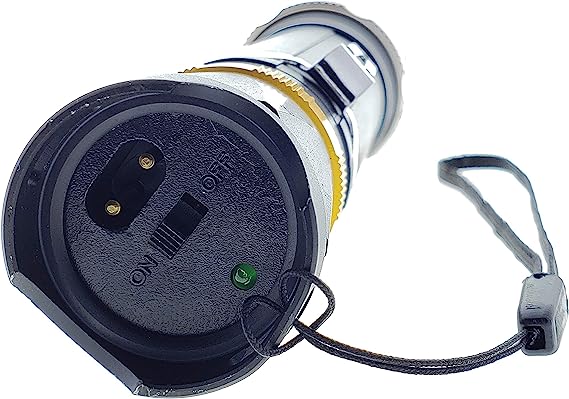 7 1/4" Black Flash Light Style Stun Gun- OTH6618