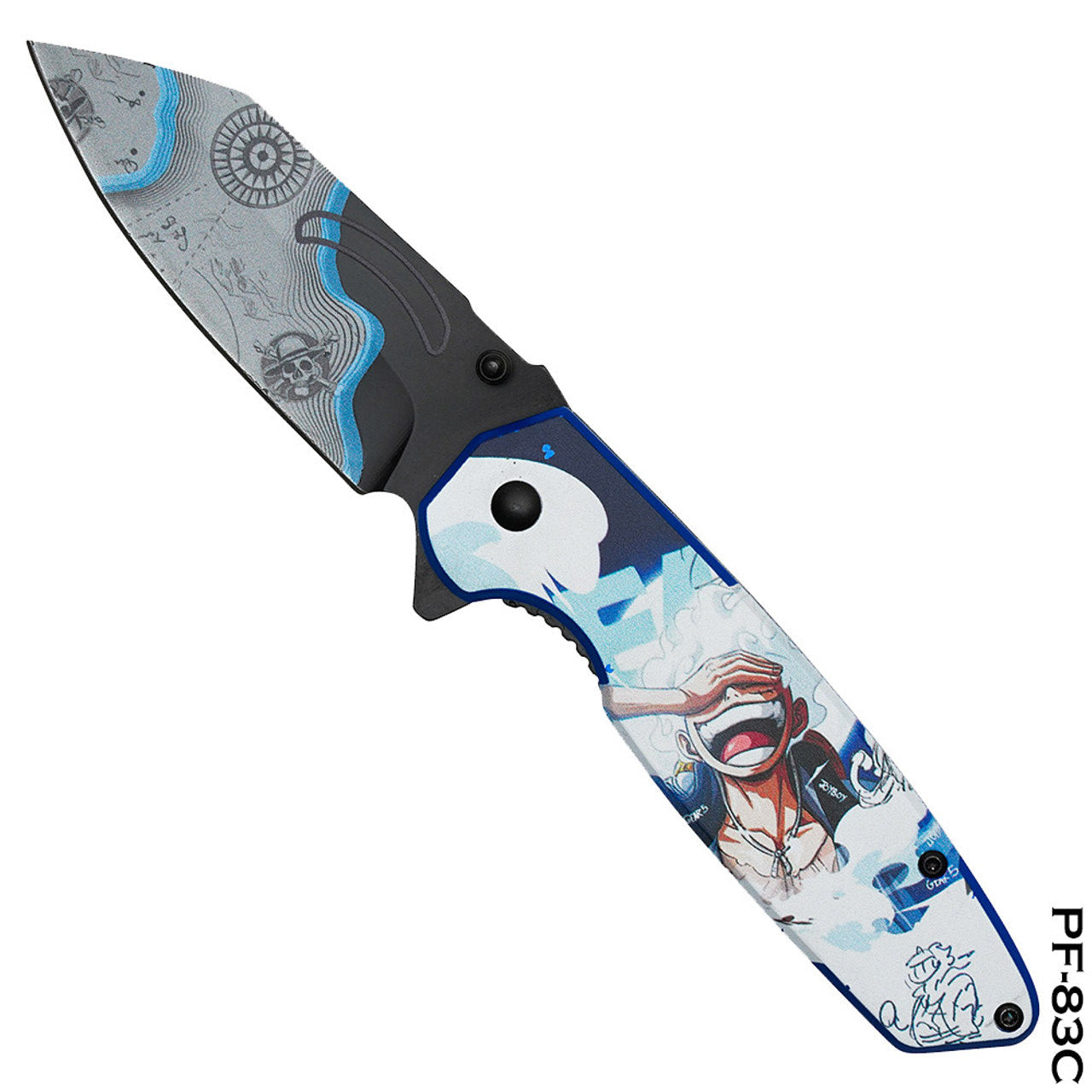 7.75" Spring Assisted Fantasy Pocket Knife - PF83C