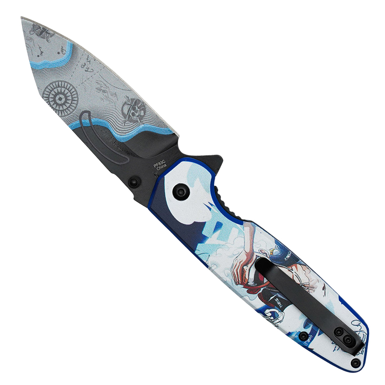 7.75" Spring Assisted Fantasy Pocket Knife - PF83C