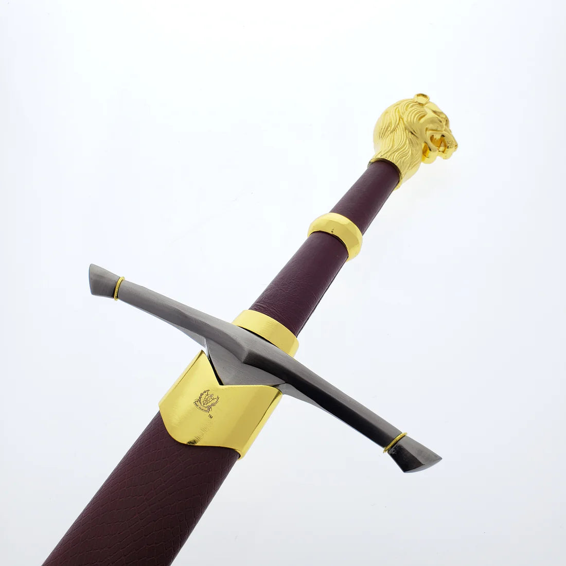 39" Gold Lion head one hand sword - SB142SL