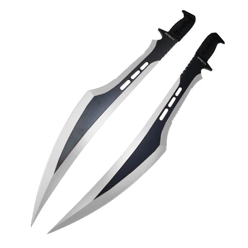 27" Twin Tactical Master Machete Set (Black) - SF1078BK