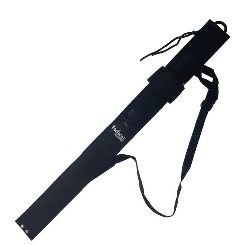 27" full length Tactical Master long knife, 3MM black & white jaw blade, black tie rope, 3PCS 6.5-inch two-color darts, Black nylon sleeve - SK0156SL