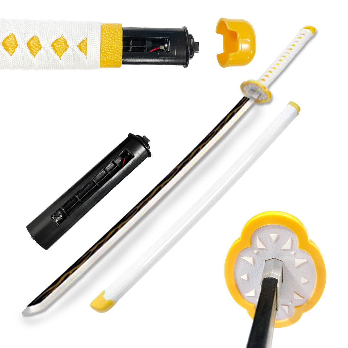 Wooden Bamboo Blade LED light Demon Sword 40"- SLW011 (T703011LED)(T703041LED)
