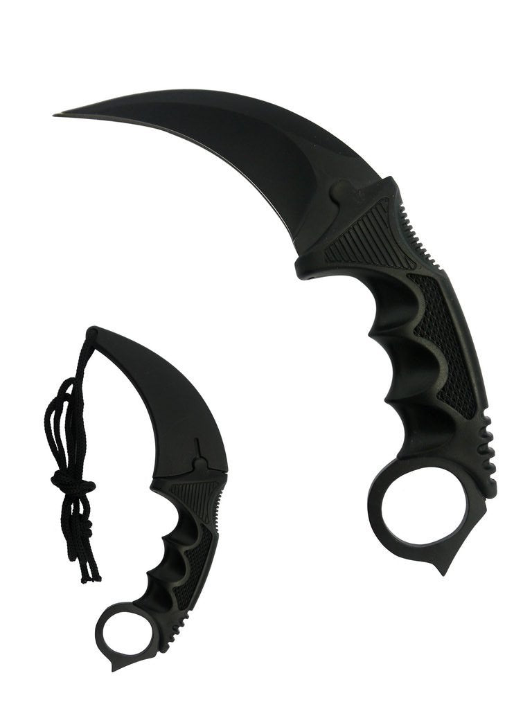 7 1/2″ Karambit Hunting Knife BK/BK- T222002BK