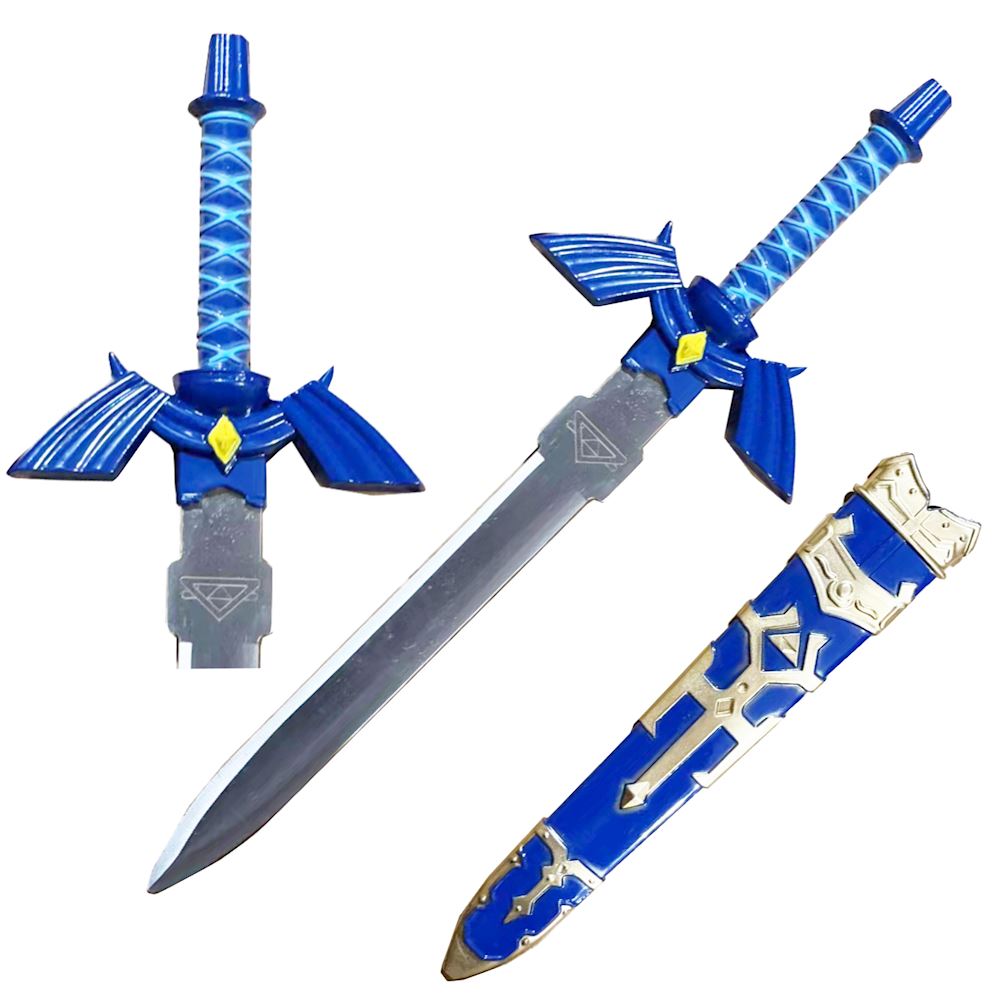 Metal 12" Fantasy Medieval Mini Blue Sword - T250027BL