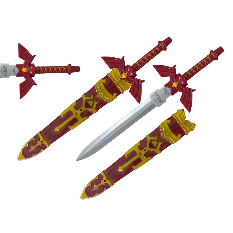 Metal 12" Fantasy Medieval Mini Red Sword - T250027RD