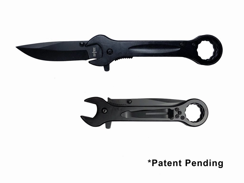 7.5″ Wrench Spring Assist Knife Gray Titanium Coating - T271287BK
