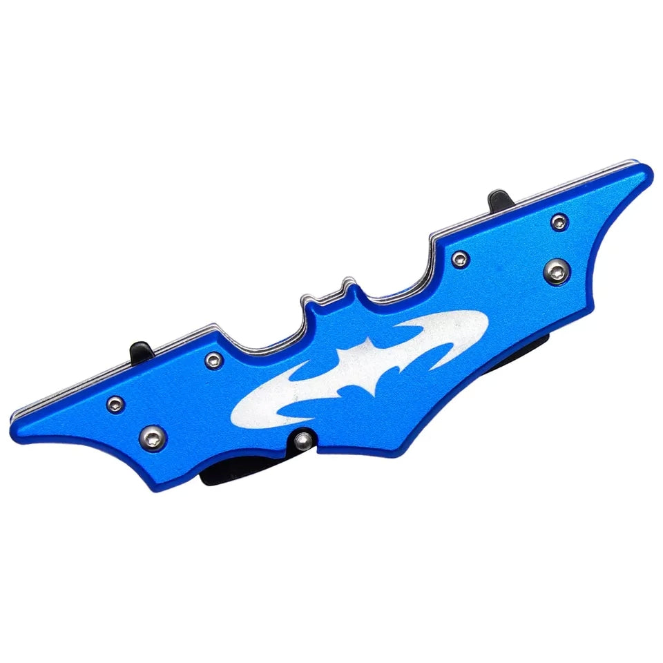 5.75" Dual Blue/ Black Blade Spring Assist Knife - T273065BL-BK