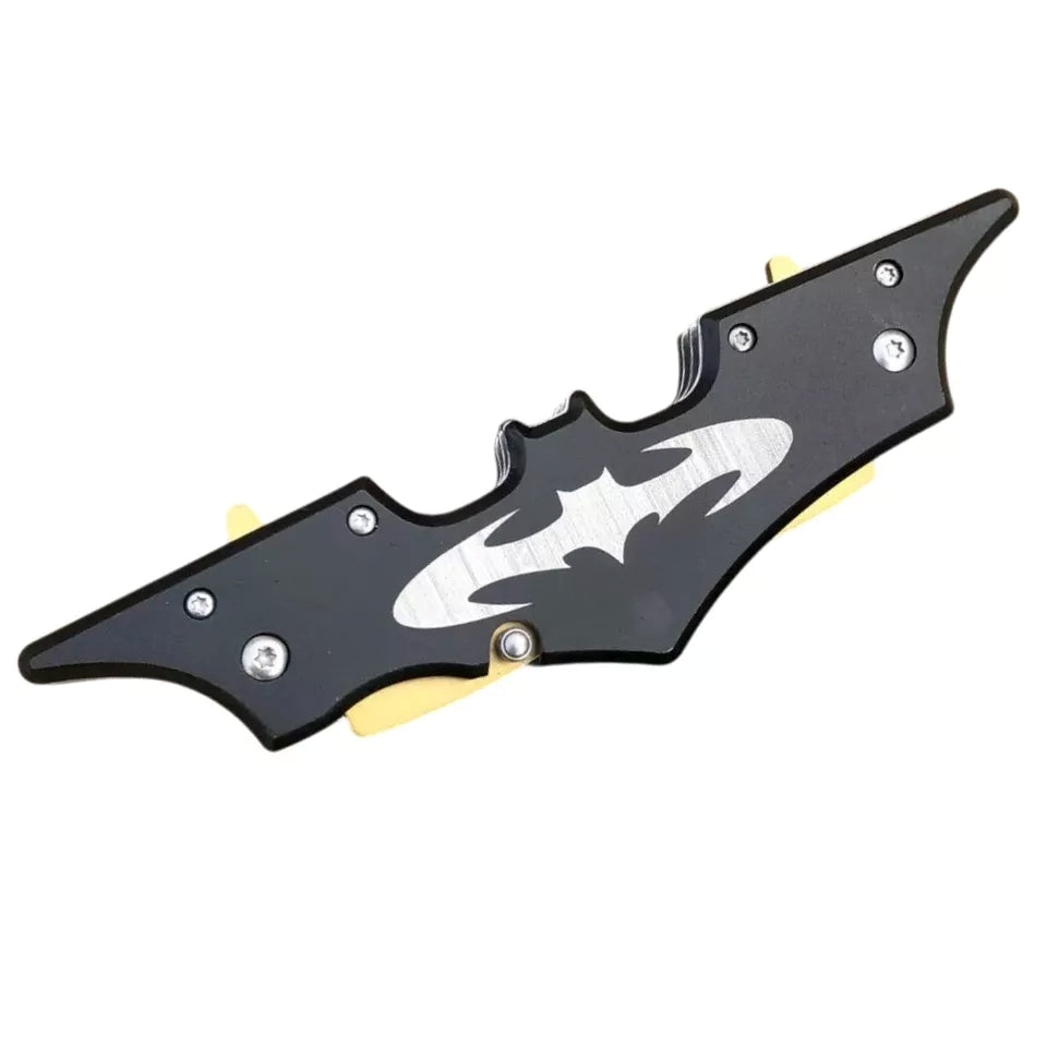 5.75" Dual Black/ Gold Blade Spring Assist Knife - T273065COL