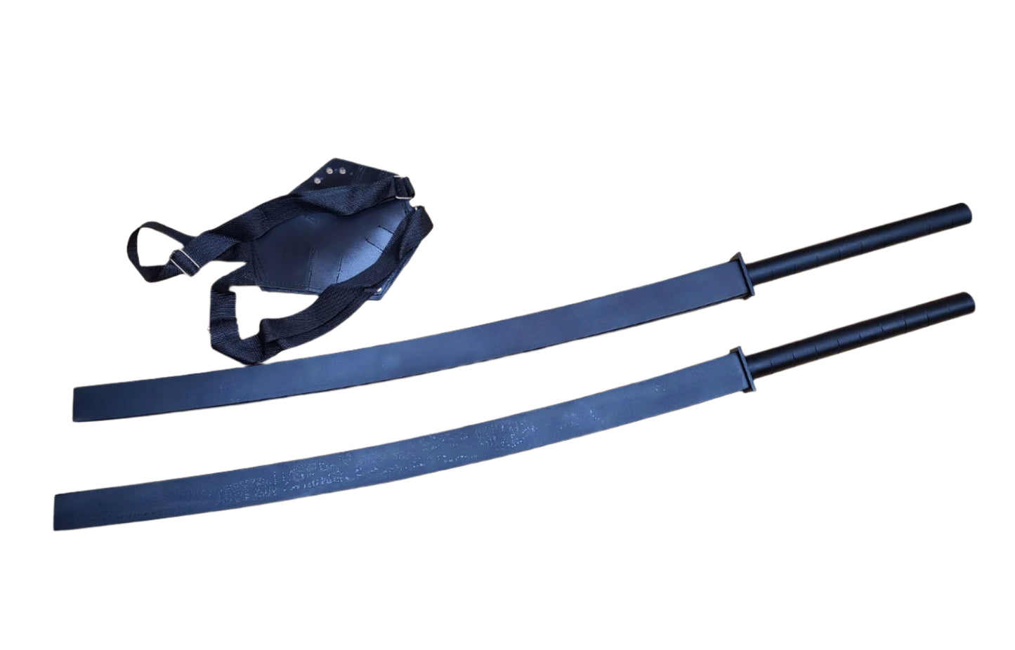 Metal 41” Samurai Ninja set of two Swords with Carrying back Strap - T633028SET