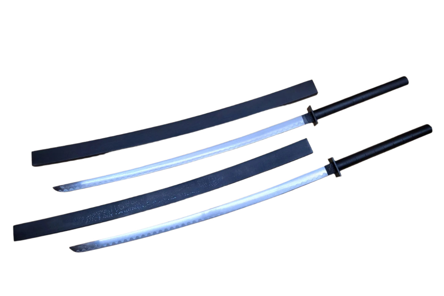 Metal 41” Samurai Ninja set of two Swords with Carrying back Strap - T633028SET