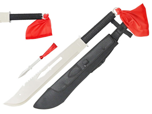 27 1/2″ Machete DAO with w/ 6″ Throwing Knife - T6633SL