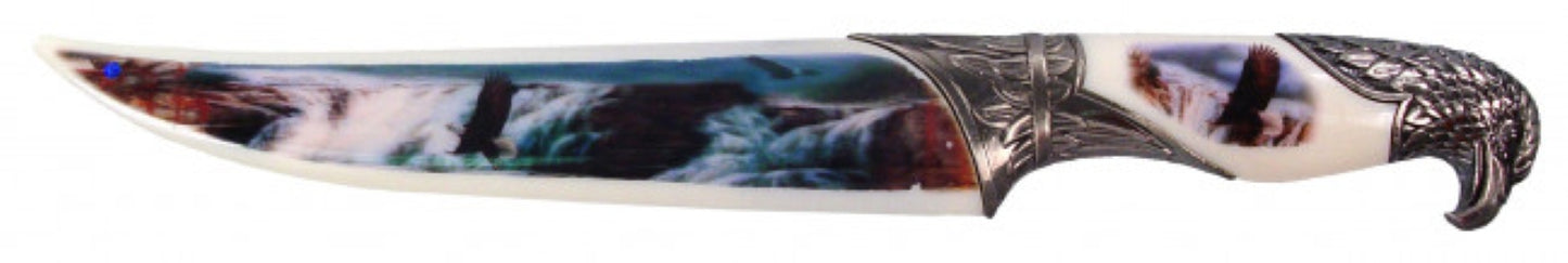 13 1/8" Eagle Dagger with Eagle Printed Scabbard - H-4850-E2