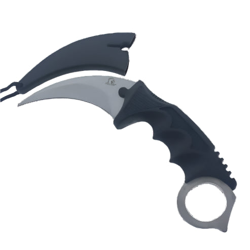 Falcon 7 1/2" Silver Necklace Knife (Karambit) - KC1308SL