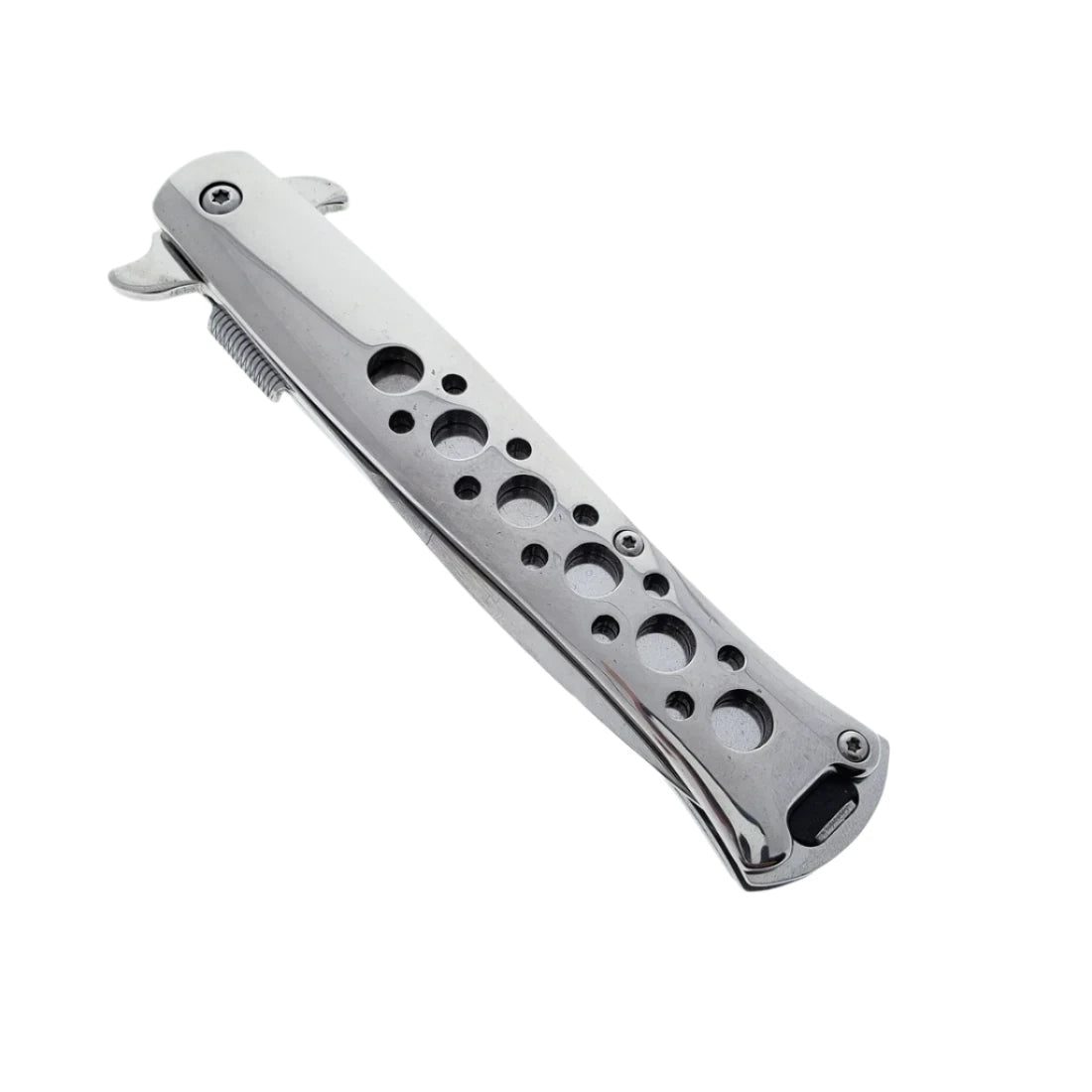 Falcon 9" Overall Metal Spring Assisted Knife With Black Coating - KS1109CH