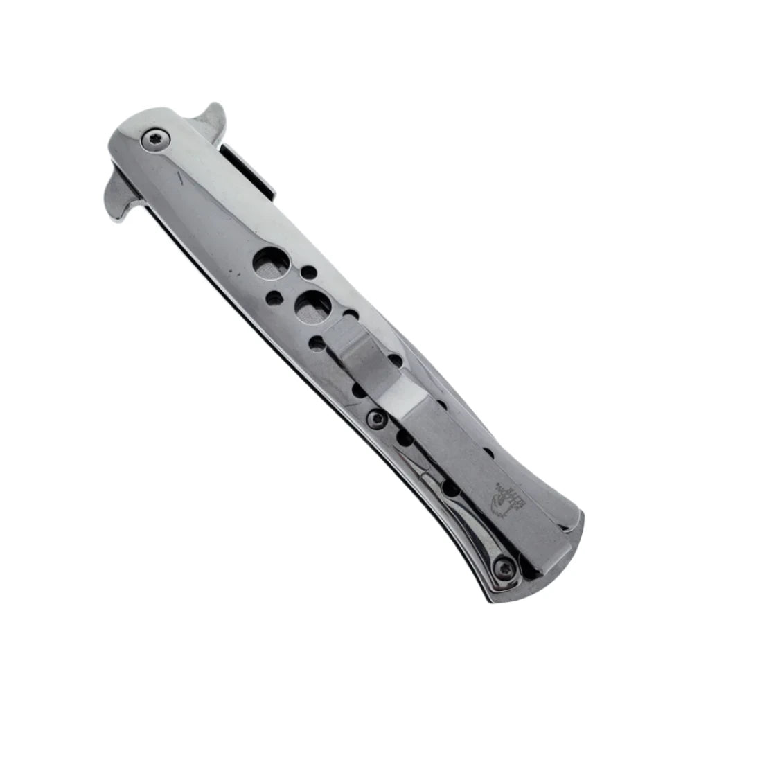 Falcon 9" Overall Metal Spring Assisted Knife With Black Coating - KS1109CH